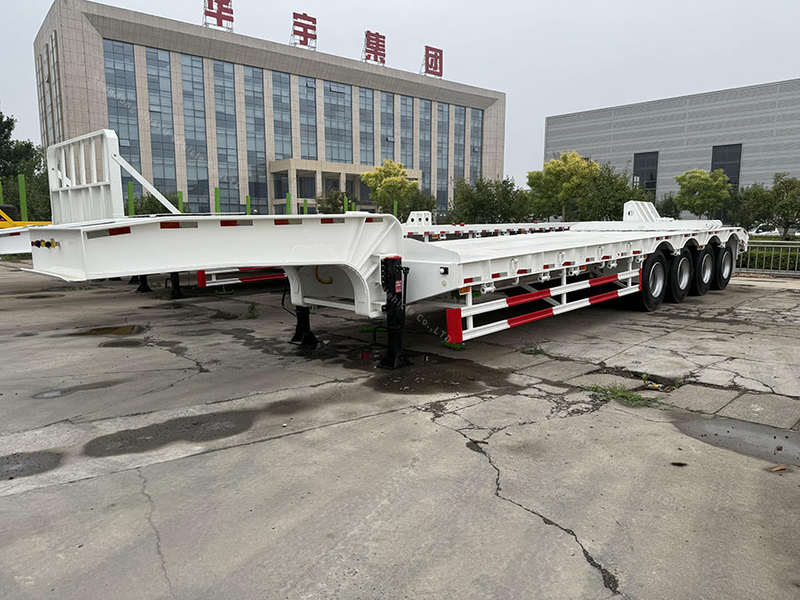 4 ejes 100ton remolque bajo en venta