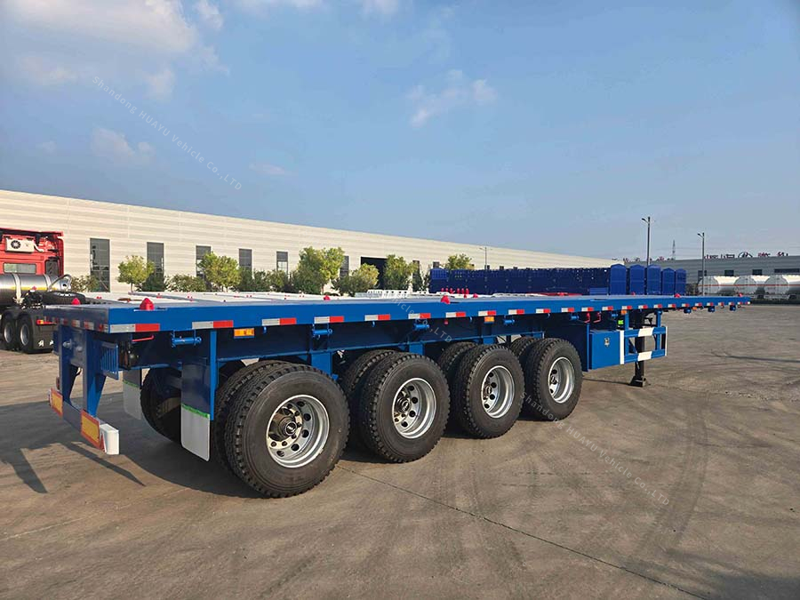 4 ejes 80ton Trailer de contenedor en venta