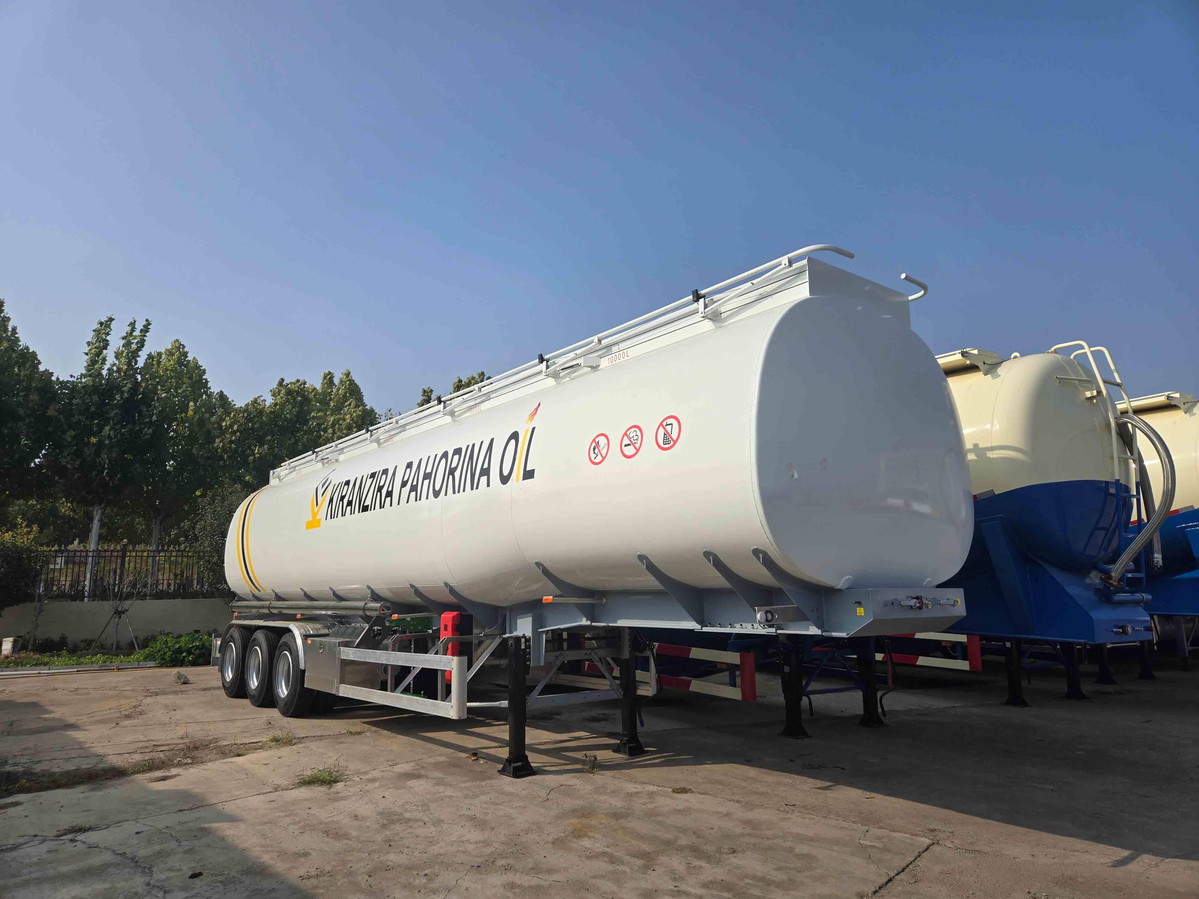 Aleación de aluminio 3 ejes 50000l semi de petrolero diesel